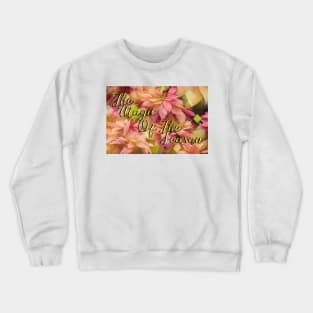 The Magic Of The Season Poinsettias Digital Art Crewneck Sweatshirt